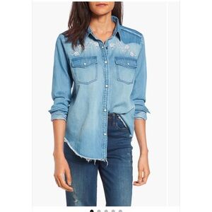 Sun & Shadow jean shirt